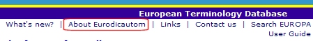 Site: about Eurodicom